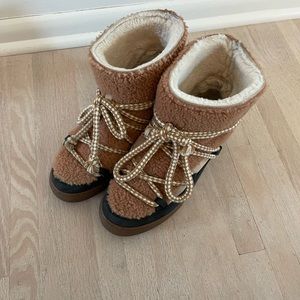 Inuikii curly shearling sneaker